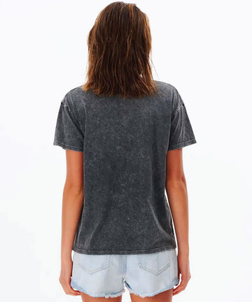 Rip Curl Plains Oversized Womens Tee - Vintage Black
